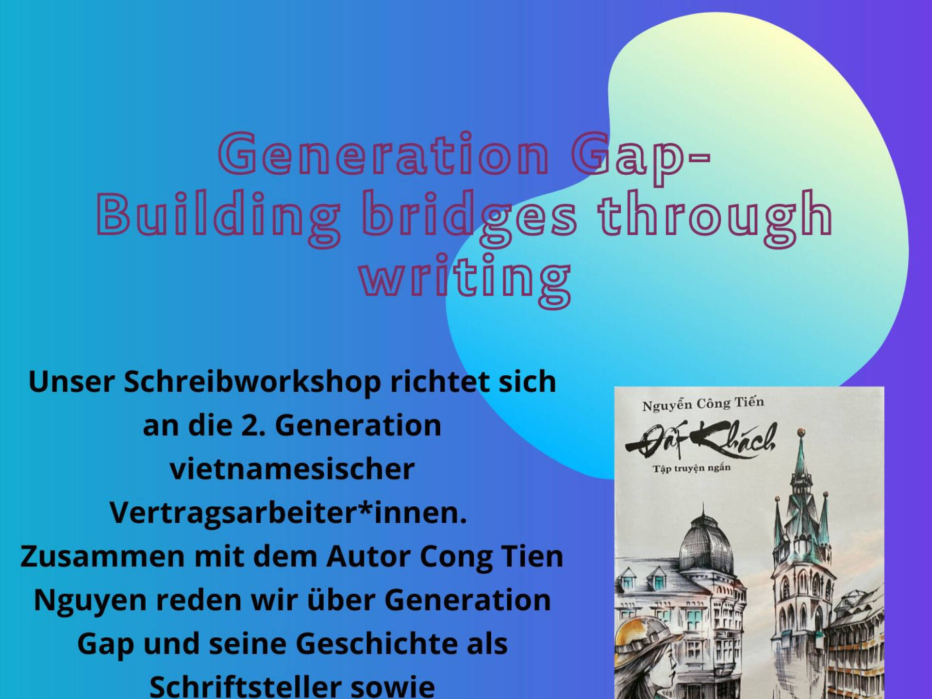 Werbung für Schreibworkshop